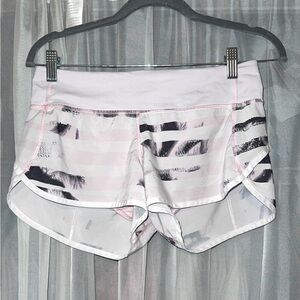 Lululemon Athletica Pink and Black Shorts